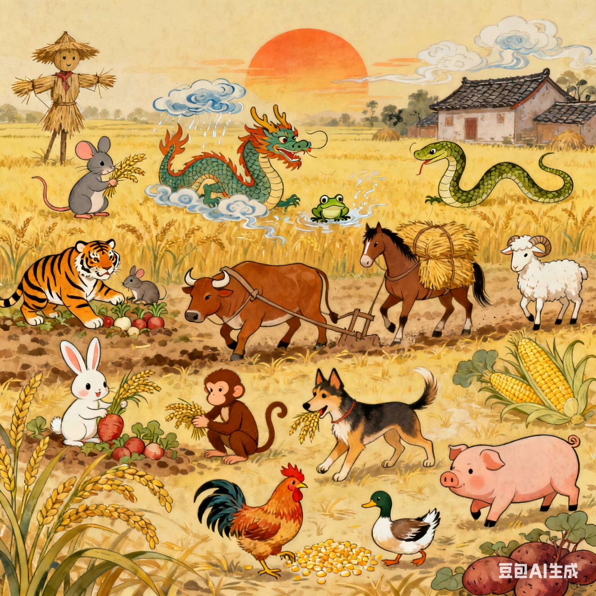 占地称王与友爱作答，生肖之谜的深度解读